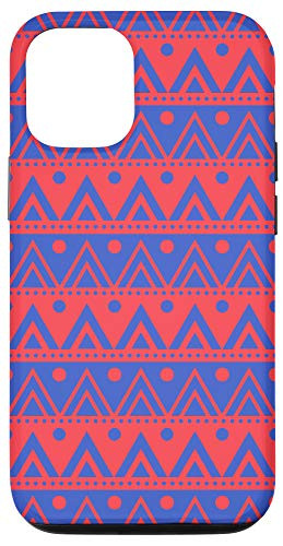 iPhone 12/12 Pro Triangles and Circles Geometric Pattern Case