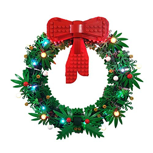 PeleusTech USB Powered LED Lighting Kit for Lego Christmas Wreath 40426 - LED Included Only No Lego Kit