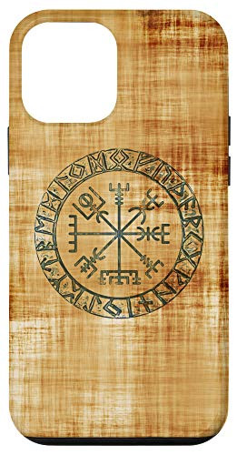 iPhone 12 mini Viking Rune Circle Norse Norway Mythology Rune Vegvisir V2 Case