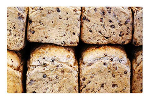 LESGAULEST Doormat Floor Rug/Mat -23.6 x 15.7 inch- - Bread Loaves Loaf Granary Brown Baked Crust LESGAULEST Doormat Floor Rug/Mat -23.6 x 15.7 inch- - Bread Loaves Loaf Granary Brown Baked Crust