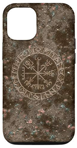iPhone 12/12 Pro Viking Rune Circle Norse Norway Mythology Rune Vegvisir Case