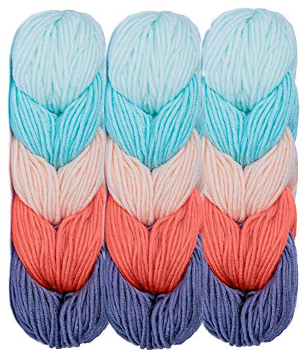 Caron X Pantone Yarn - 3 Pack -Blushing Coral-