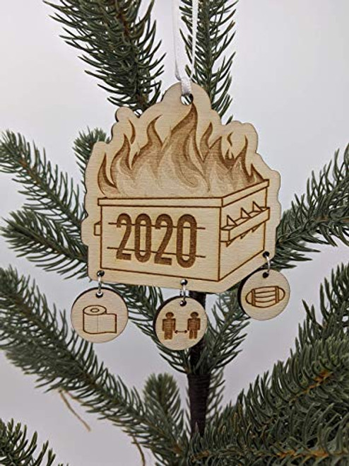 2020 Dumpster Fire Ornament 2020 Dumpster Fire Ornament