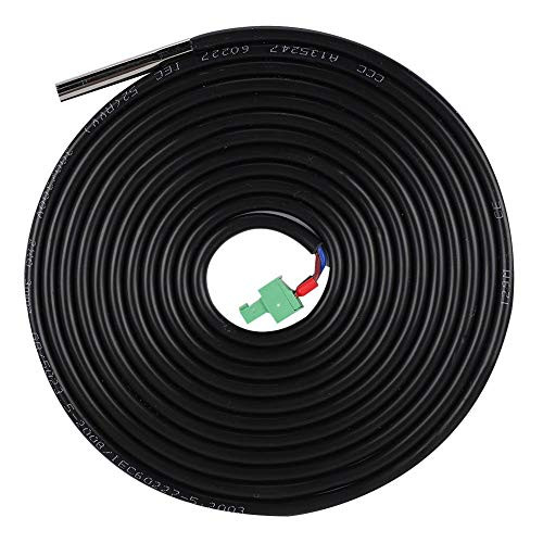 Air Temperature Sensors 47K Thermistor Energy Controllers Temperature Control Line Battery Temperature for MPPT Charge Controller Solar Charge Controller