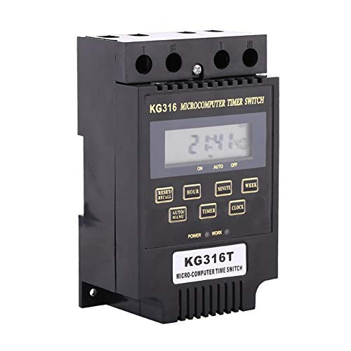 LCD Display Programmable Time Switch Digital Time Switches LCD Power for Lights for Electrical Appliances-AC110V-