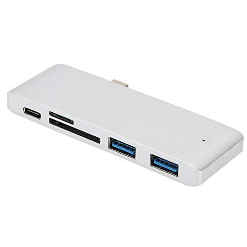 USB C Hub 5-in-1 USB-C Professional Portable Type-C SD Micro SD Adapter USB3.0 Port for MacBook Pro/Air Type C Hub