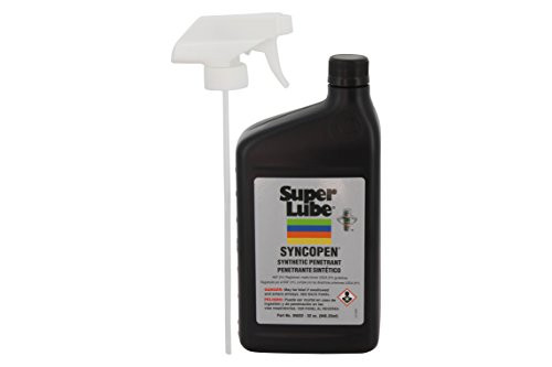 Super Lube 85032 Syncopen Synthetic Penetrant Non-Aerosol Trigger Sprayer 1 Quart Translucent Brown