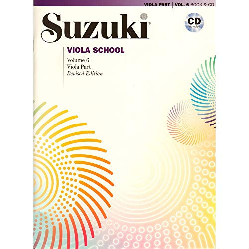 Suzuki Viola School Viola Part  and  CD Volume 6 Book  and  CD -Revised-