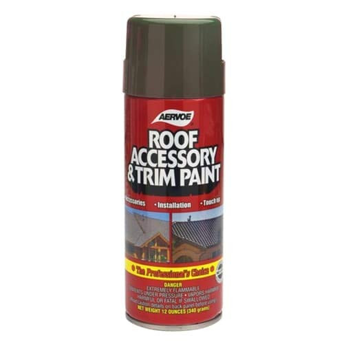 Aervoe 1612 16-Oz Fast-Drying Dark Brown Roof Accessory  and  Tile Trim Paint