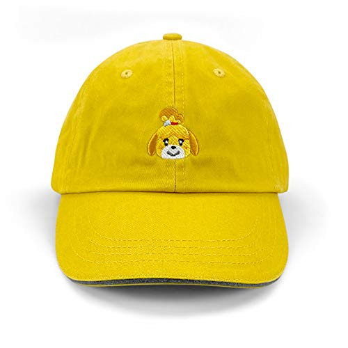 Controller Gear Animal Crossing Curved Bill Hats -Isabelle Yellow-