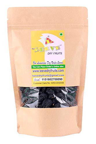 Leeve Dry Fruits Afghan Black Raisins Ultra-Premium - 200 Gram -0.44 lbs-