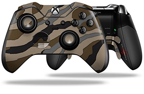 Camouflage Brown - Decal Style Skin fits Microsoft XBOX One ELITE Wireless Controller -CONTROLLER NOT INCLUDED-