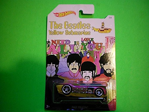 2016 Hot Wheels The Beatles Yellow Submarine FAST FELION RARE