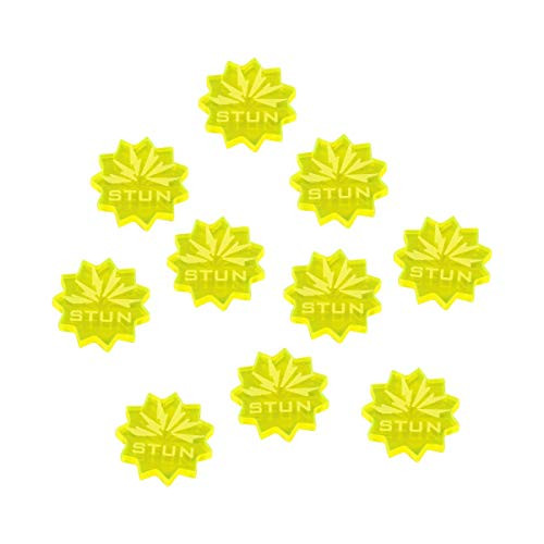 LITKO Stun Tokens Compatible with Forged Key Card Game Fluorescent Yellow -10-