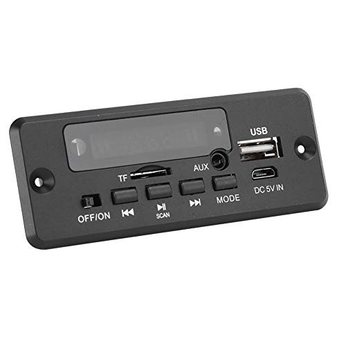 Liyeehao USB Interface Bluetooth Decoder Board Decoder Board with Remote Control Display with Digital Tube ABS