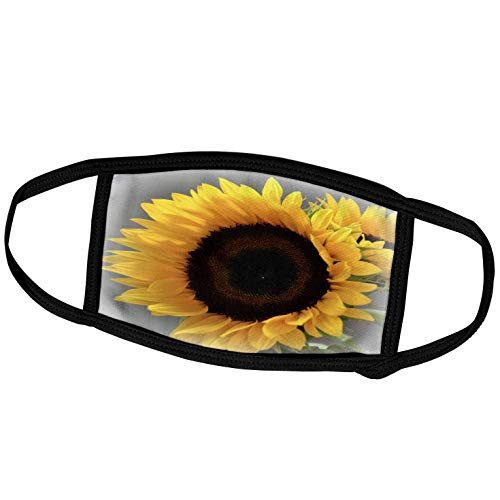 3dRose Yellow Sunflower Delight- Autumn Flowers- Photography - Face Covers -fc_37531_1-