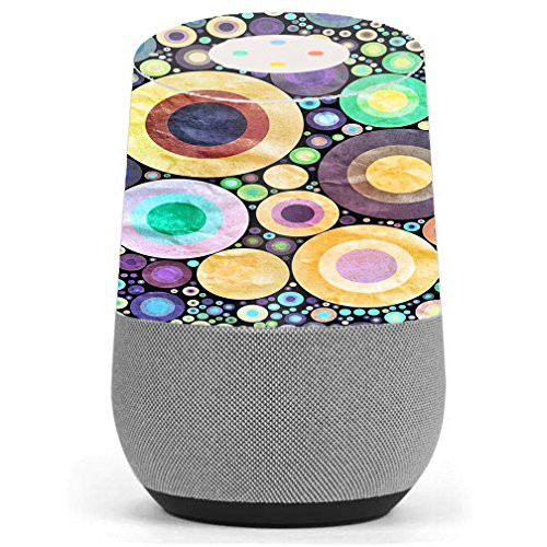 Skin Decal Vinyl Wrap for Google Home stickers skins cover/ abstract circle canvas