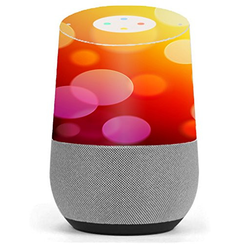 Skin Decal Vinyl Wrap for Google Home stickers skins cover/ bokeh circles