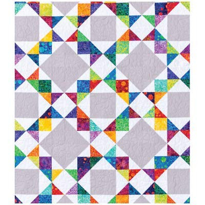 Crown Quilt Quilt Pattern Using 5 inch Squares-from Missouri Star Quilt Co.