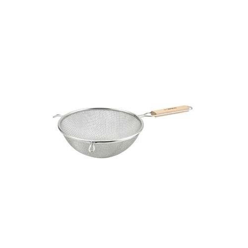 Winco MS3A-8D Strainer with Double Fine Mesh, 8-Inch Diameter, Set of 6