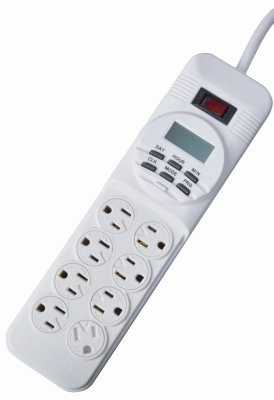 Coleman Cable 049690WC Indoor Digital Powerstrip Timer