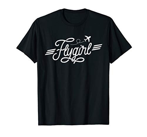 Flygirl Vintage Aviation Shirt Pilot Gift Flight Attendant T-Shirt Flygirl Vintage Aviation Shirt Pilot Gift Flight Attendant T-Shirt