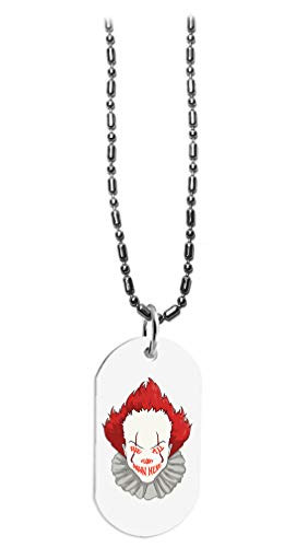 Hat Shark We All Float Down Here Horror Movie Clown - 3D Color Printed Military Dog Tag Luggage Tag Pendant Metal Chain Necklace