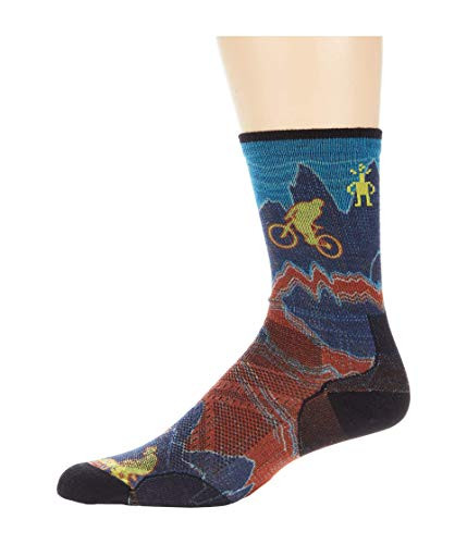 Smartwool PhD Run Light Elite Pattern Low Cut Tibetan Red MD -Mens Shoe 6-8.5-