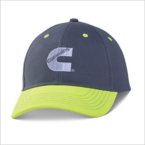 BD Cummins Diesel Engines Gray  and  Bright Yellow Contrast Visor Cap/Hat