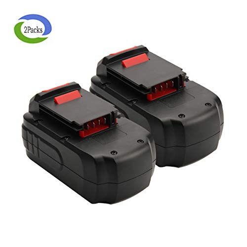 Creabest New 18V 3.0Ah Ni-HM Battery Replacement for Porter Cable PC18B Porter Cable PC18B-2 Porter Cable PCC489N Porter Cable CMVC Porter Cable PCXMVC Power Cordless Tools Replacement Battery 2Packs