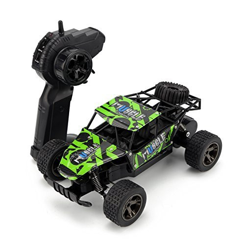 STOTOY Remote Control Car,1/18 Scale 4WD RC Car Electric Racing Car Off Road RC Monster Truck RTR Desert Buggy Vehicle 2.4Ghz High Speed with Rechargeable Batteries -Green STOTOY Remote Control Car,1/18 Scale 4WD RC Car Electric Racing Car Off Road RC Monster Truck RTR Desert Buggy Vehicle 2.4Ghz High Speed with Rechargeable Batteries -Green