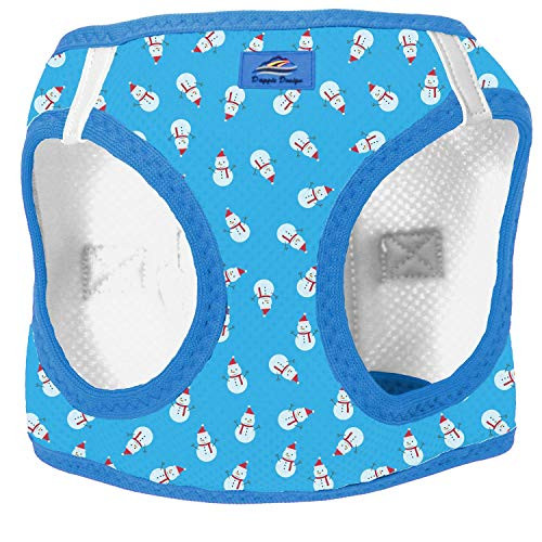 American River Choke Free Dog Harness Holiday Line - Snowman