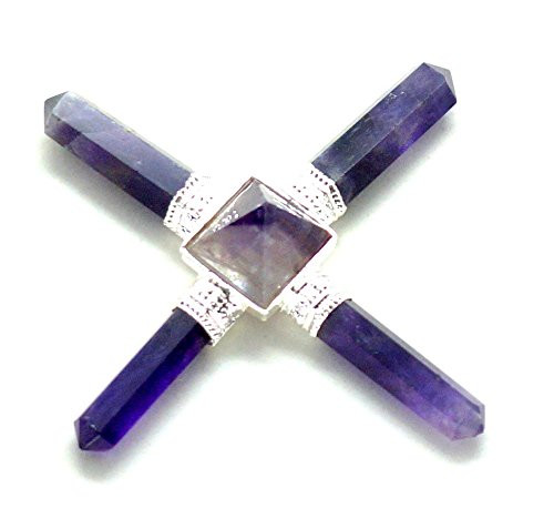 Healing Crystals and Healing Stones Pyramid Energy Generator- Chakra Gemstones and Crystals with Chakra Stones Bracelet Kit Meditation Gifts-Witchcraft Supplies Amethyst Pyramid 4 Point Generator Healing Crystals and Healing Stones Pyramid Energy Generator- Chakra Gemstones and Crystals with Chakra Stones Bracelet Kit Meditation Gifts-Witchcraft Supplies Amethyst Pyramid 4 Point Generator