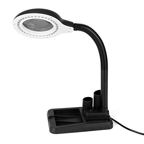 Magnifying Desk Lamp Portable Tabletop Gooseneck Magnifying Lamp Magnifier Desk with 40 LED Lights Great for Reading Hobbies Crafts Workbench Magnifying Desk Lamp Portable Tabletop Gooseneck Magnifying Lamp Magnifier Desk with 40 LED Lights Great for Reading Hobbies Crafts Workbench