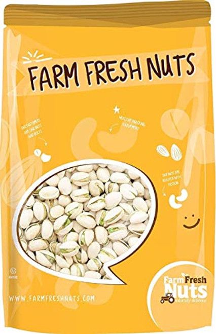Gourmet Roasted California In Shell Pistachios Unsalted -24 oz.- Extra Large - Roasted to Perfection - Super Crunchy and Delicious - Farm Fresh Nuts Brand Gourmet Roasted California In Shell Pistachios Unsalted -24 oz.- Extra Large - Roasted to Perfection - Super Crunchy and Delicious - Farm Fresh Nuts Brand