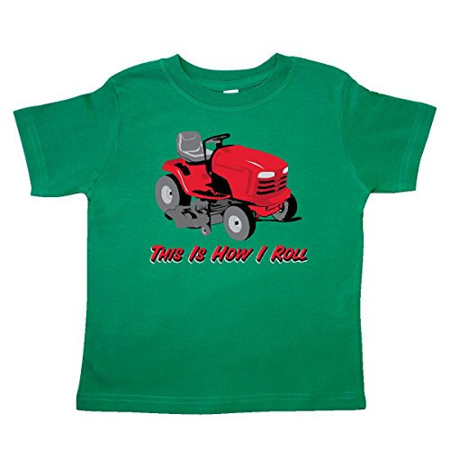 inktastic This is How I Roll Mower Toddler T-Shirt 5-6 Kelly Green 26ce5