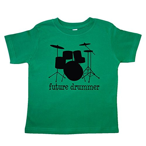 inktastic Future Drummer Toddler T-Shirt 3T Kelly Green E3ed