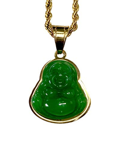 Mens Women Laughing Buddha Green Jade Tiny Pendant Necklace Rope Chain Genuine Certified Grade A Jadeite Jade Hand Crafted Jade Necklace 14k Gold Finish Laughing Jade Buddha Necklace Jade Medallion Buddha Chain Buddha Statue 18 inch Necklace Mens Women Laughing Buddha Green Jade Tiny Pendant Necklace Rope Chain Genuine Certified Grade A Jadeite Jade Hand Crafted Jade Necklace 14k Gold Finish Laughing Jade Buddha Necklace Jade Medallion Buddha Chain Buddha Statue 18 inch Necklace