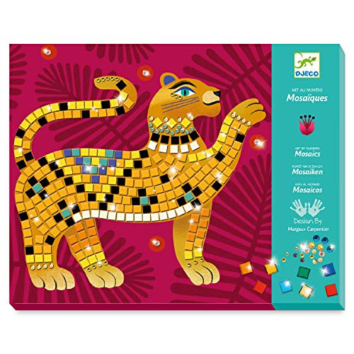DJECO Deep in The Jungle Sticker and Jewel Mosaic Craft Kit