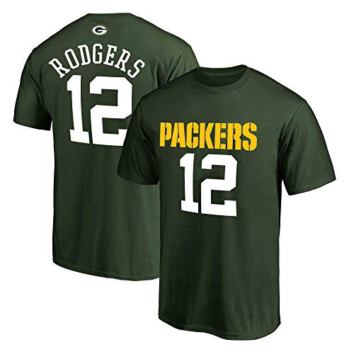 NFL Youth 8-20 Team Color Polyester Performance Mainliner Player Name and Number Jersey T-Shirt -Large 14/16 Aaron Rodgers Green Bay Packers Green- NFL Youth 8-20 Team Color Polyester Performance Mainliner Player Name and Number Jersey T-Shirt -Large 14/16 Aaron Rodgers Green Bay Packers Green-