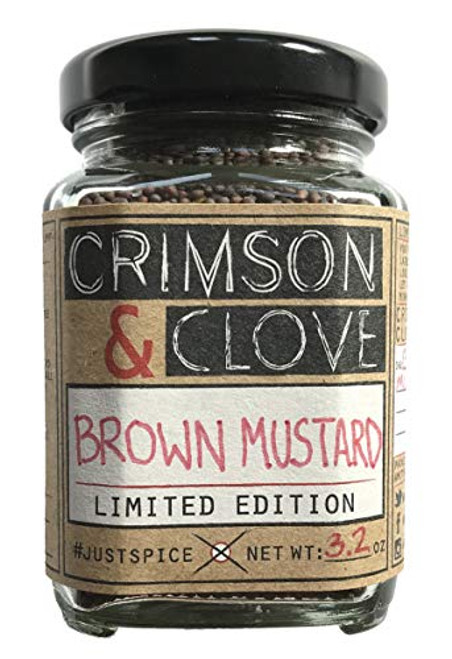 Whole Brown Mustard Seed by Crimson and Clove -3.2 oz.-