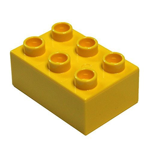 LEGO Parts and Pieces DUPLO Yellow -Bright Yellow- 2x3 Brick x10