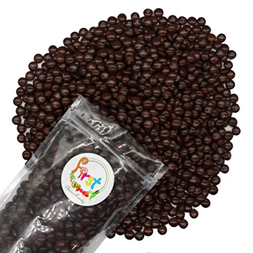 m and m Brown Milk Chocolate Candy 1 Pound Resealable Pouch Bag