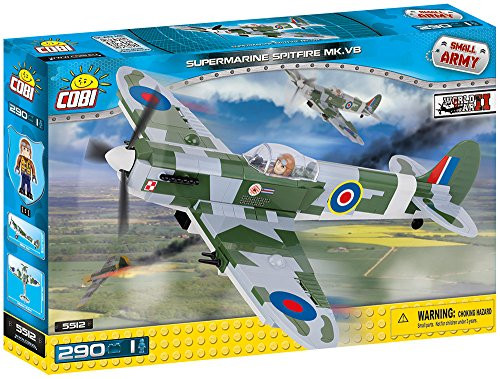 COBI Small Army Supermarine Spitfire Mk V Building Kit, Small, Multicolor