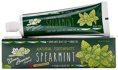 Green Beaver Fluoride Free Natural Toothpaste 3-Pack -Spearmint-