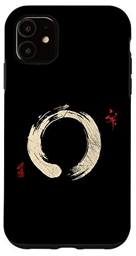 iPhone 11 Buddhism Meditation Yoga Bonsai Zen Enso Circle Goa Karma Om Case