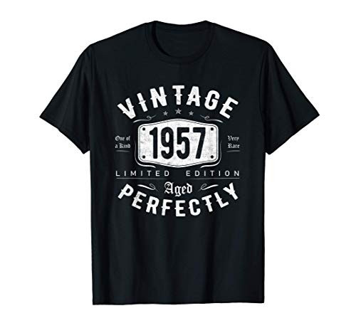 Vintage 1957 64th Birthday Gift Idea 64 Years Old T-Shirt