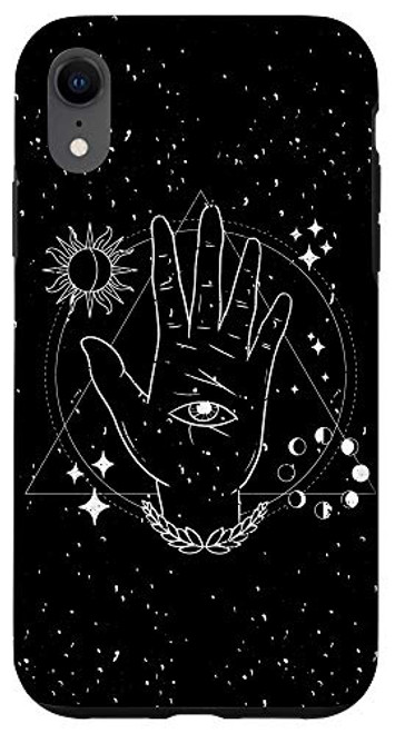 iPhone XR Occult Hamsa Hand Evil Eye Fatima Moon Witchcraft Phone Case iPhone XR Occult Hamsa Hand Evil Eye Fatima Moon Witchcraft Phone Case