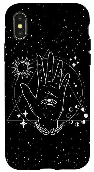 iPhone X/XS Occult Hamsa Hand Evil Eye Fatima Moon Witchcraft Phone Case iPhone X/XS Occult Hamsa Hand Evil Eye Fatima Moon Witchcraft Phone Case