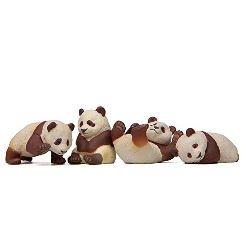 SUHETI Landscape DIY Decoration Flower Pot Fairy Tale 4 Red Pandas Garden Decoration DIY Miniature Garden Decoration Garden Accessories Simulation Animal SculptureBrown SUHETI Landscape DIY Decoration Flower Pot Fairy Tale 4 Red Pandas Garden Decoration DIY Miniature Garden Decoration Garden Accessories Simulation Animal SculptureBrown